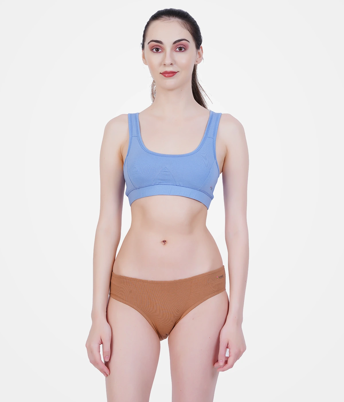Natural dyed bra
